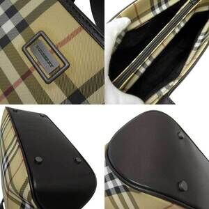 Burberry Beige classic Nova Check leather favorite Black Tan Dark handbag Brown